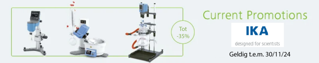 Promotie IKA voor laboratoria voor levenswetenschappen